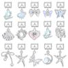 Italian Charm Bracelet Charms Dreamy Moon Butterfly Starfish Shell Pendant Diy Removable Module Link Bracelet Accessories Gifts