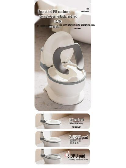 Kids Enlarged Training Potty: Unisex Infant Toilet Seat with Urinal