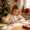 Holiday Stationery Packs for Classroom 6PCS Christmas Set Students, Cute Patterns Print Bulk Gifts Students Practical School Supplies, Smooth Writing