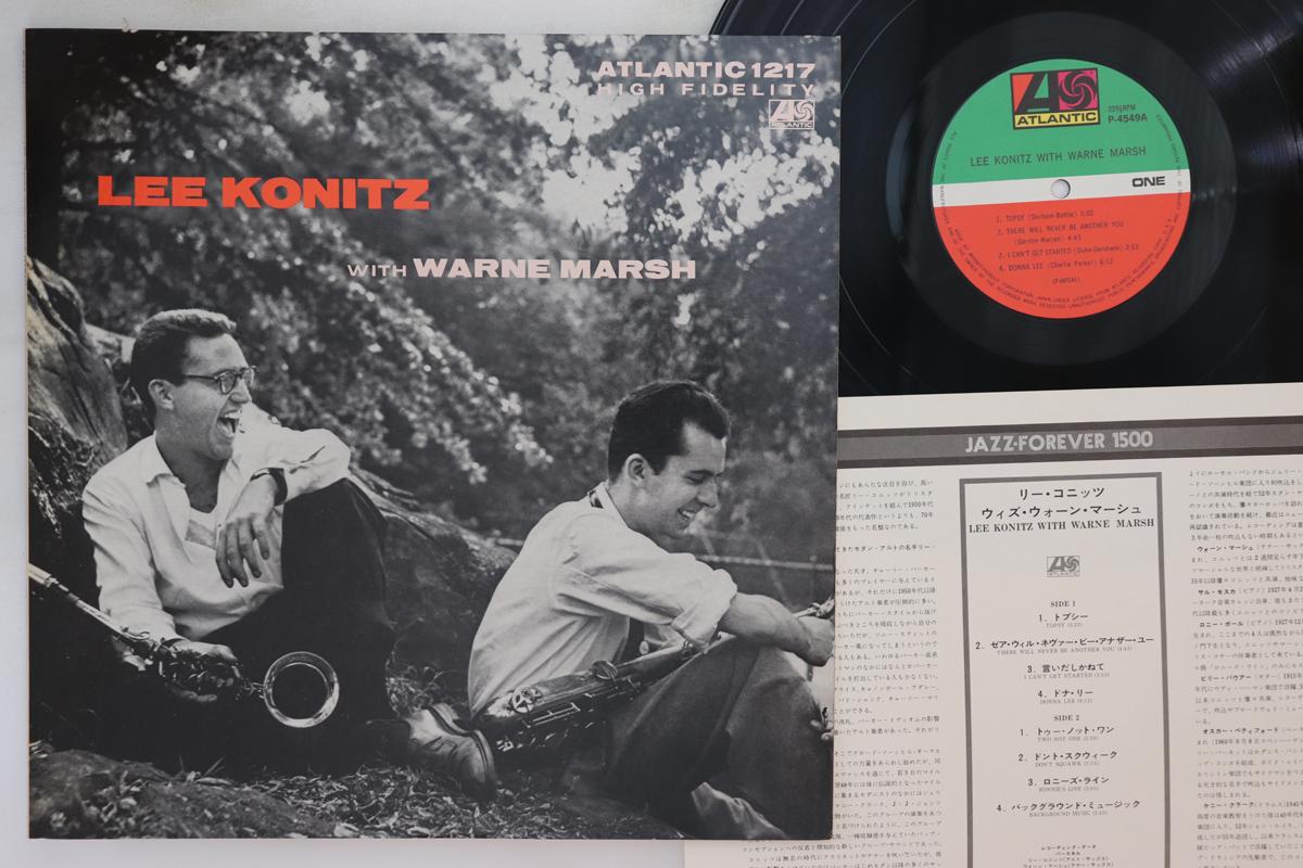 

LP Record LEE KONITZ, WARNE MARSH - Lee Konitz With Warne Marsh P4549A ATLANTIC 1976 Japan Jazz Used