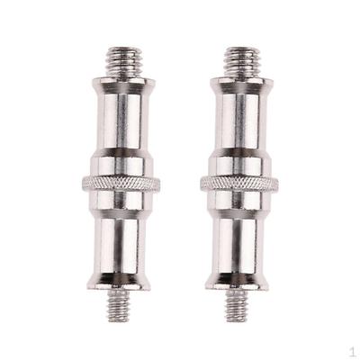 2Packs 1/4" To 3/8" Male Threaded Screw Adapter Spigot Stud for