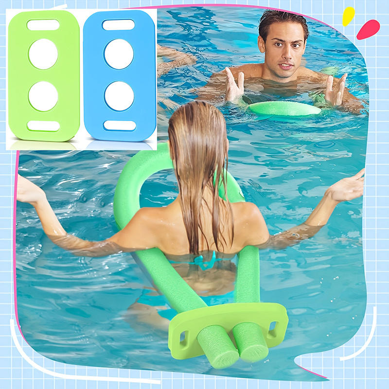Colorful EVA Swimming Noodle Connector 2 Cross Holes Foam Tube Connector For Summer Pool Beach Water Fun Toys