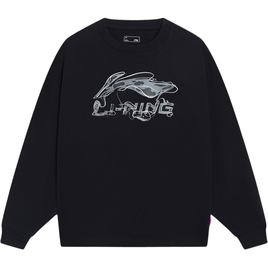

Li Ning Sports Lifestyle Series Spring And Autumn Loose Fit Casual Long Sleeve T-Shirt Men Tops YTLV063-2 S