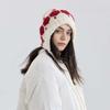 DIMANAF Winter Autumn Women Hat Floral Thick Knitted Hat New Lady 2025 Fashion Thick Warm