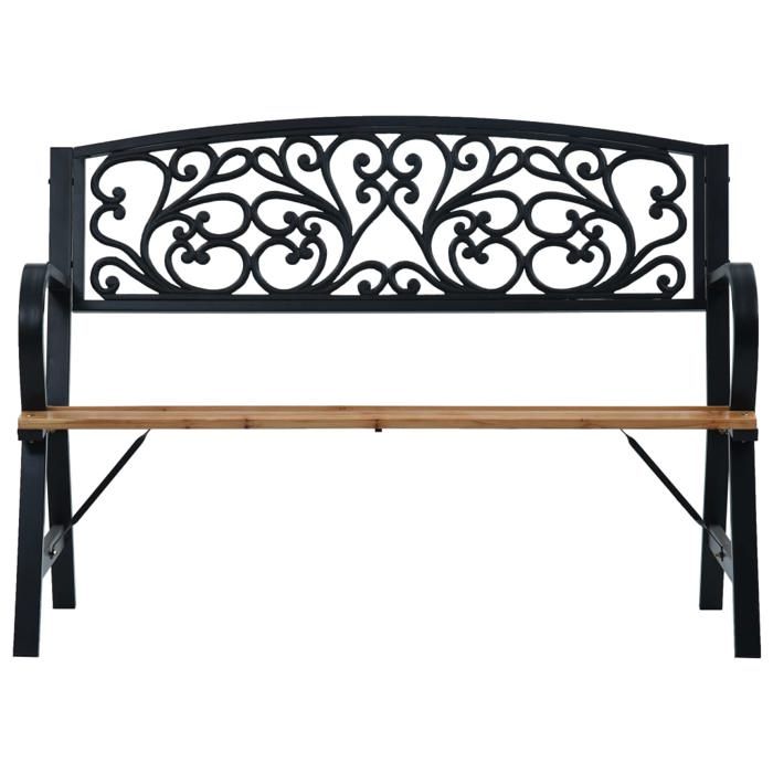 VidaXL Banc de Jardin Banc de Jardin Banc de Terrasse Banc d'Extérieur Banc de Parc Banc de Patio Durable Meuble d'Extérieur 47940