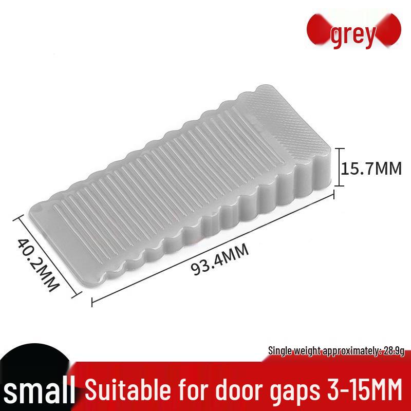 Windproof, Punch-Free Anti-Collision Door Stopper - Rubber Safety Stop for Home Doors