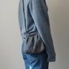 Charcoal Linen Pottery Bag