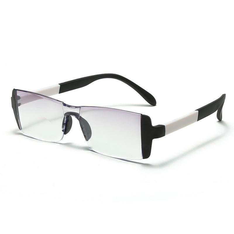 Fashionable Bifocal HD Anti-Blue Light Reading Glasses, Ultra-Light for Middle-Aged & Elderly Men and Women