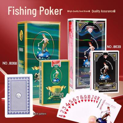 Genuine Fishing Poker Cards: 10 Decks for Home Entertainment, Card Room Games, Guandan, Dou Dizhu.