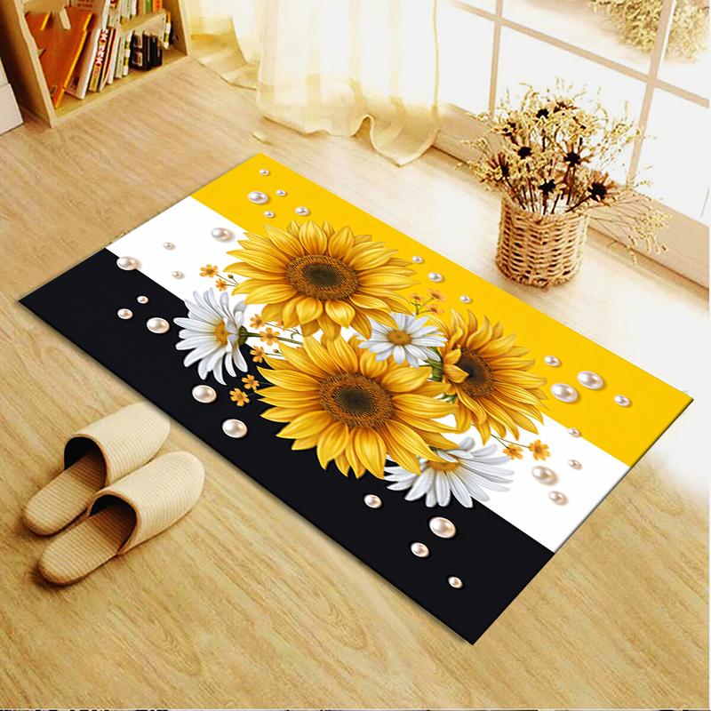 2025 New Flower Carpet Rug for Living Room Bedroom Home Sofa Decoration,Kids play Non-slip Floor Mat