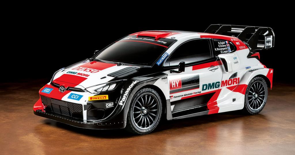 Tamiya Scale Electric Car Series 716 Toyota Gazoo Racing Yaris Rally 1 Hybrid Chassis 1/10 R/C No. WRT/GR TT-02 (58716)
