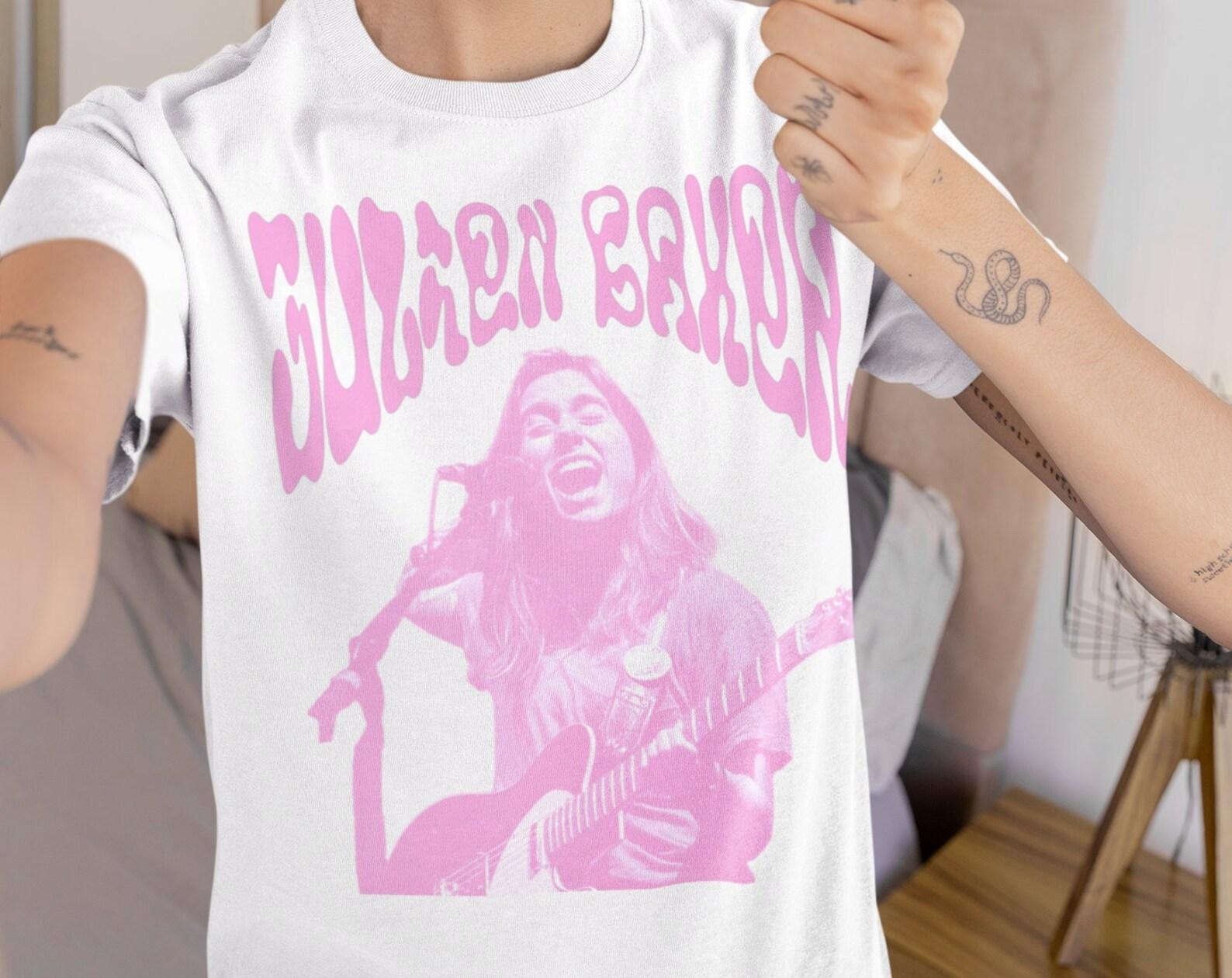 JULIEN BAKER - Unisex Heavy Cotton Tee- Boygenius Fan Shirt, Phoebe Bridgers, Lucy Dacus T Shirt S