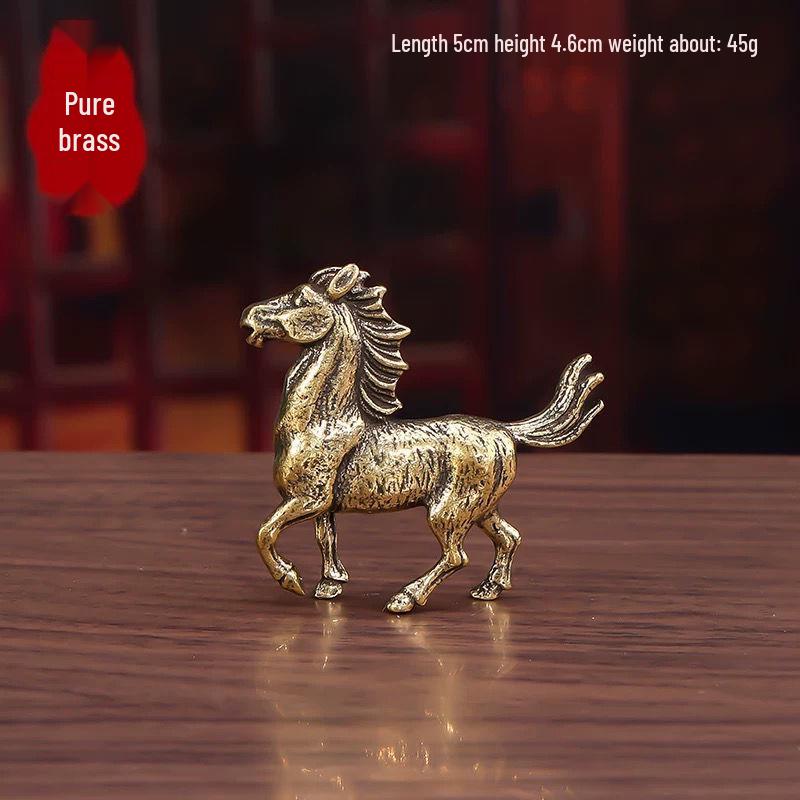 

Медные фигурки китайского зодиака: Маскоты и чайные питомцы ручной работы для домашнего декора Default