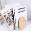 Storage Office Supplies School Student Stationary Book Stand Wood Bookend Bookshelf Book Holder