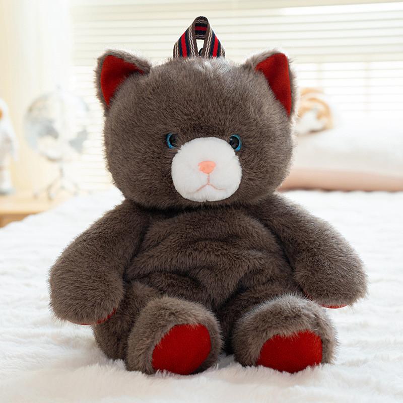 Animal Dog Cartoon Bear Rabbit Plush Backpack Kids Toy Bag Stuffed Gift Doll