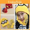 Cozy Winter Knit Kids Gloves And Hat Set Warm Fleece Lined For Toddlers