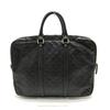 GUCCI 201480 Sima Line Hand Bag Business bag Briefcase Leather Brown