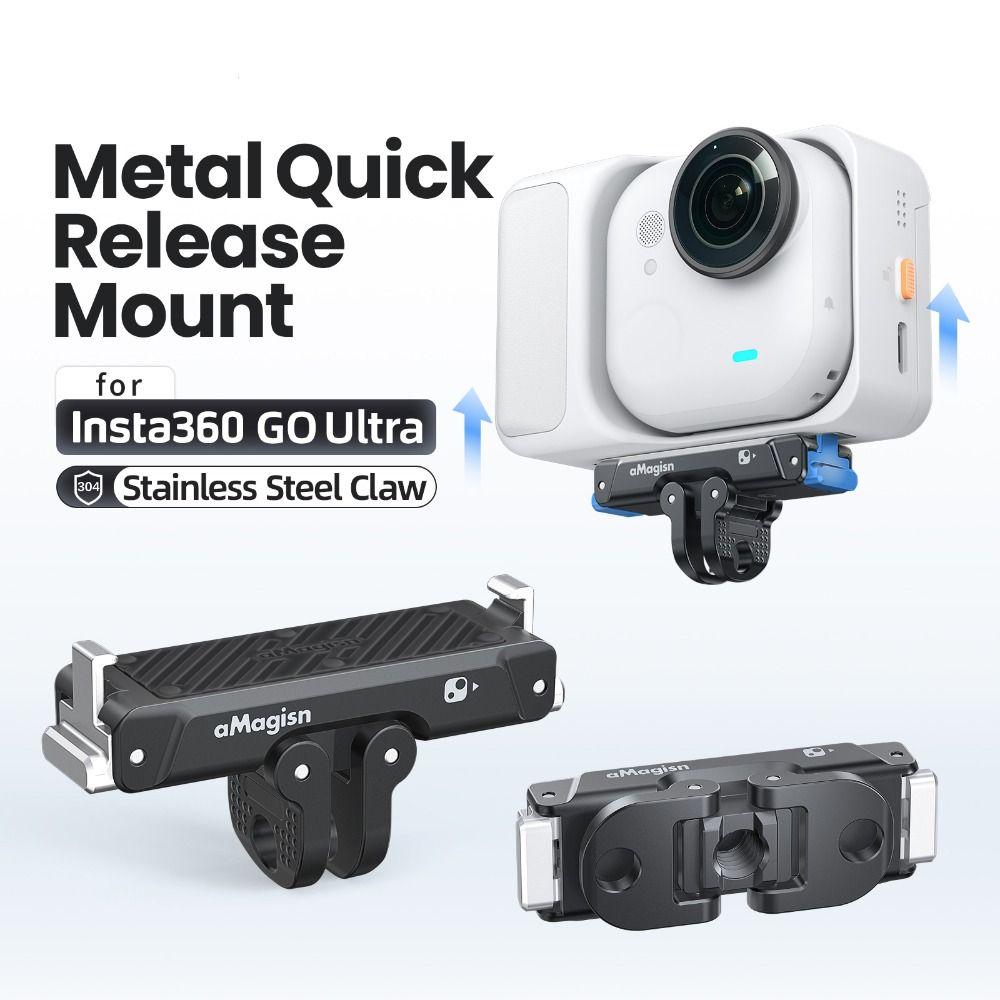 Quick Release Extension Mount Adapter for Insta360 Go Ultra Action Camera Accessories
