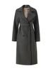 Nanyou Women's Wool Cashmere Belted Long Coat - Elegant Lapel Design for Autumn/Winter