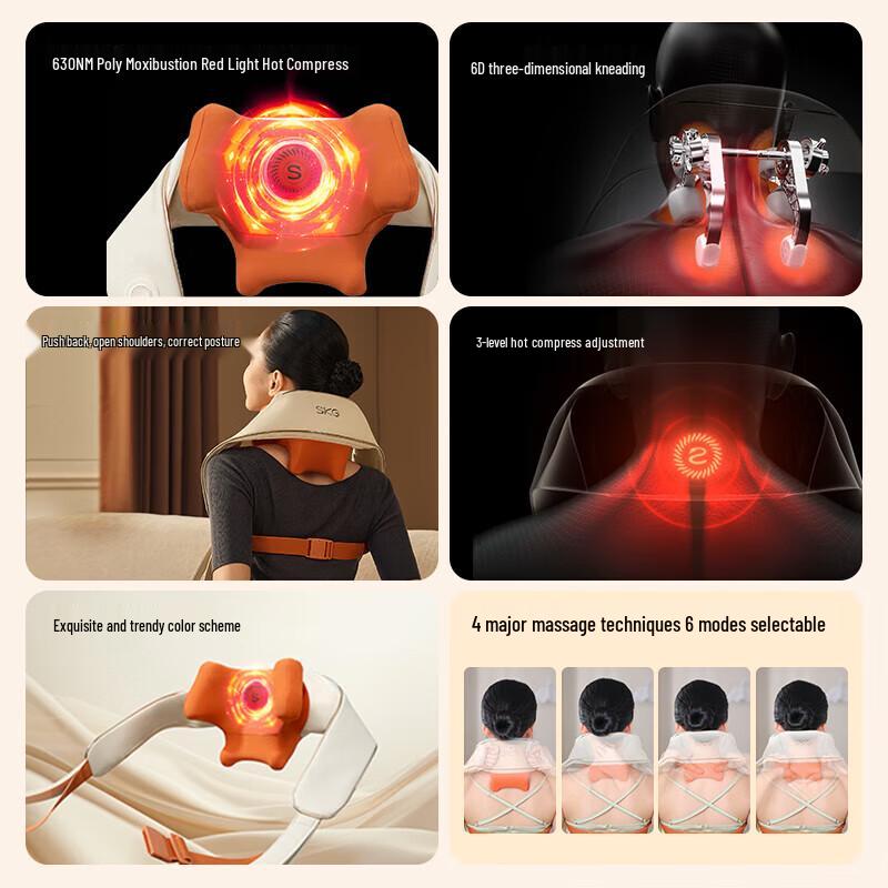 SKG H5 Series 1st Gen Red Light Neck & Shoulder Massager