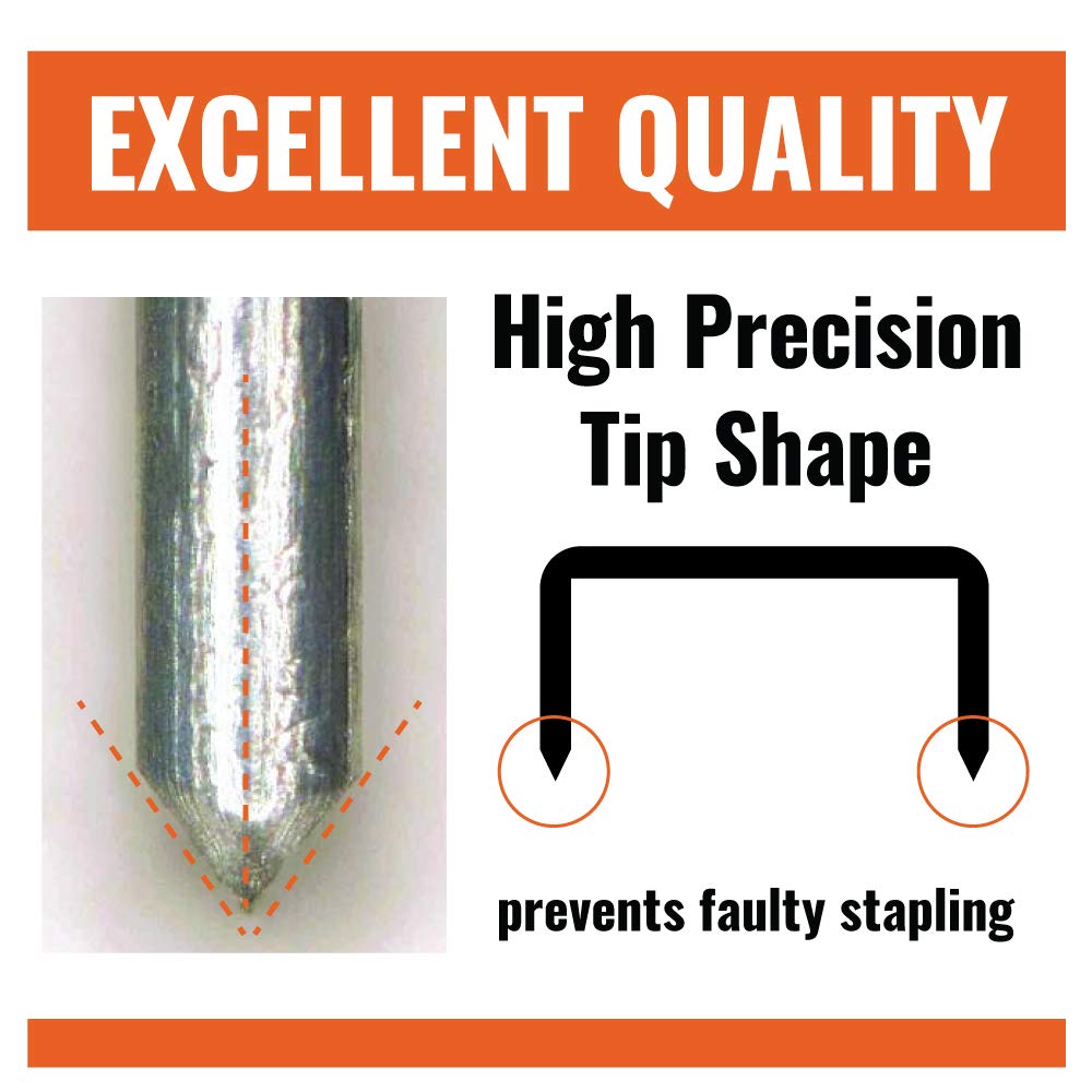 MAX Sponky v krabičce 1/4palcové sponky, HD-3DF sponky, 1 000 (3-1M)