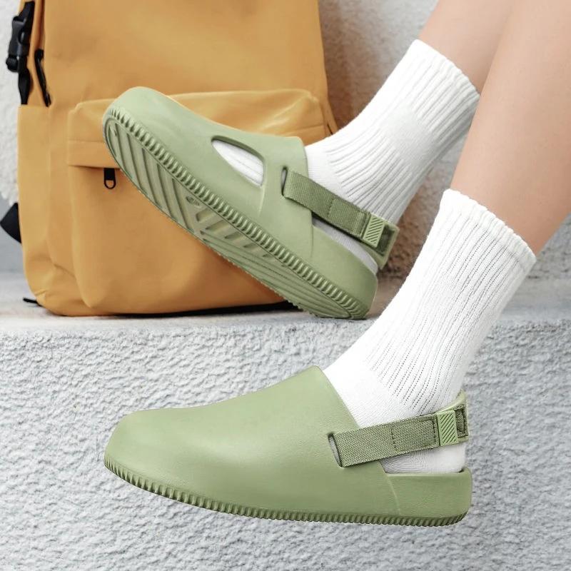 Mote Ultralett Herresandal Høyde Casual Strand Myk Daglig Bruk Rabatt Sommer 2025 Pustende Original Utendørs Dyre Herresko