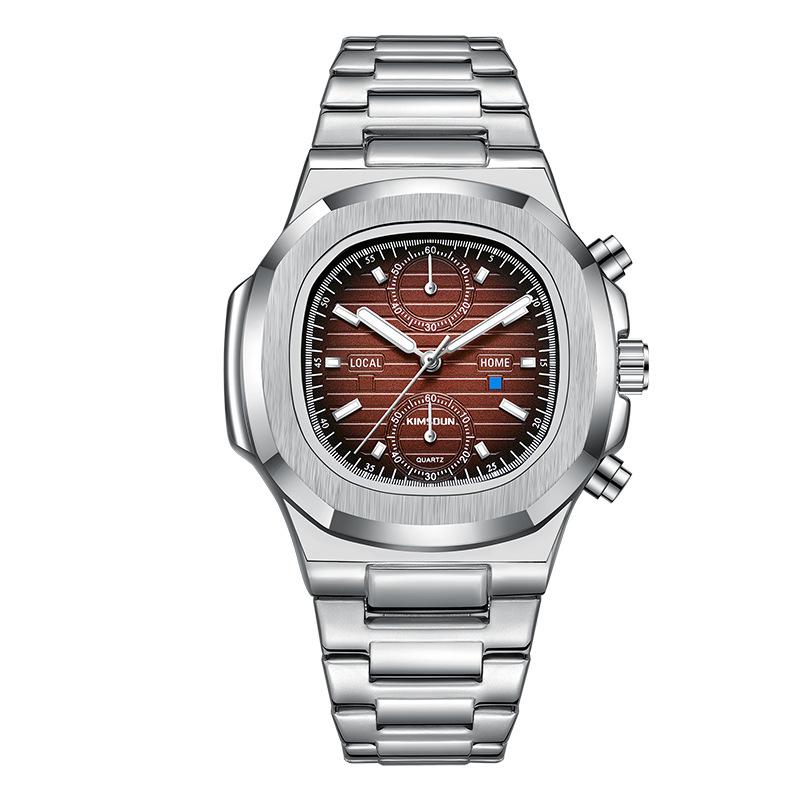 

UTHAI CQ294 Business Fashion Quartz Watch Waterproof Luminous Stainless Steel Strap Men s Watch Luxury Clock Gift