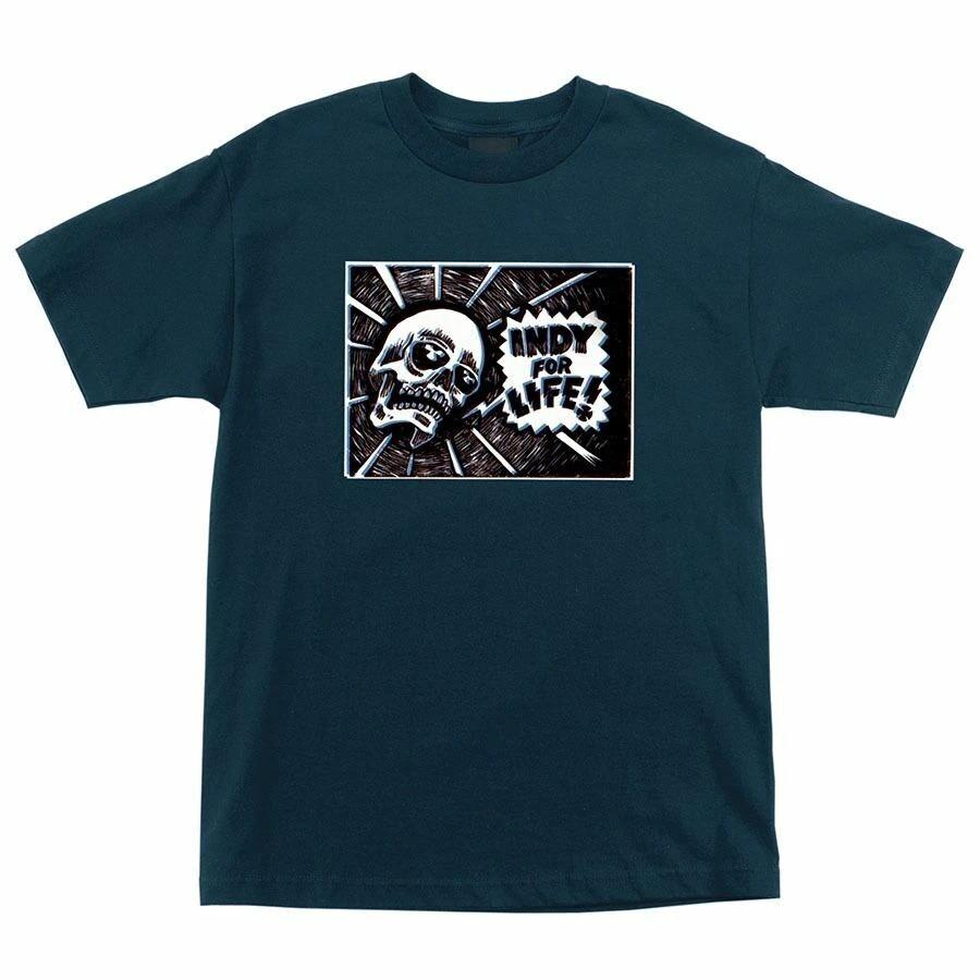 Футболка для скейтборда Independent Trucks FOR LIFE PRINT HARBOR BLUE XL