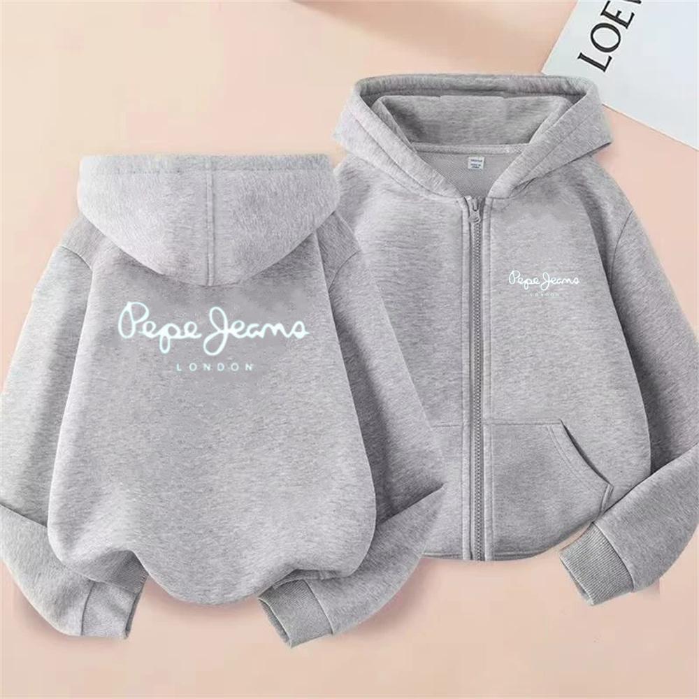 Mode Cartoon Bedrucktes Sweatshirt Kinder Top Lässiger Hoodie Sweatshirts Mädchen