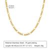 Women's Fashion Rugby Beads Chain Chokers Necklaces, Gold Color Stainless Steel Collar Necklace Gifts Jewelry To Girls Lover