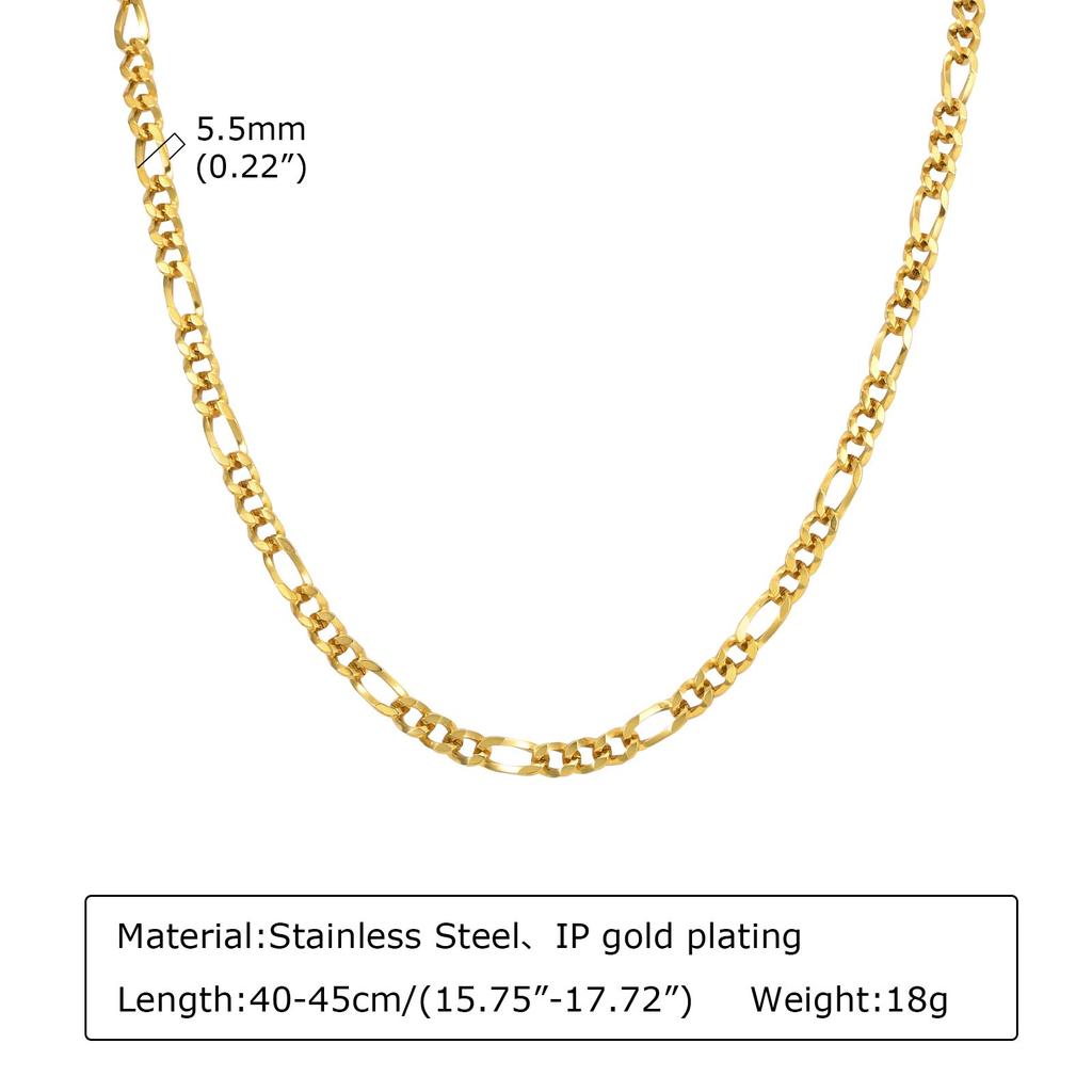 Women's Fashion Rugby Beads Chain Chokers Necklaces, Gold Color Stainless Steel Collar Necklace Gifts Jewelry To Girls Lover