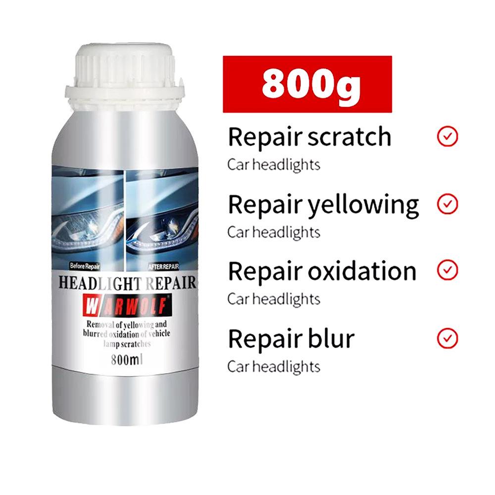 

Набор для полировки и восстановления фар автомобиля Жидкость для полировки фар автомобиля 800 мл Набор для полировки и восстановления фар автомобиля Headlight Restoration Sol