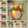 Creative Light‑Up 2027 New Year Headband Glitter Star Tinsel Christmas Head Hoop Flexible Colorful Party Hair Accessory Carnival