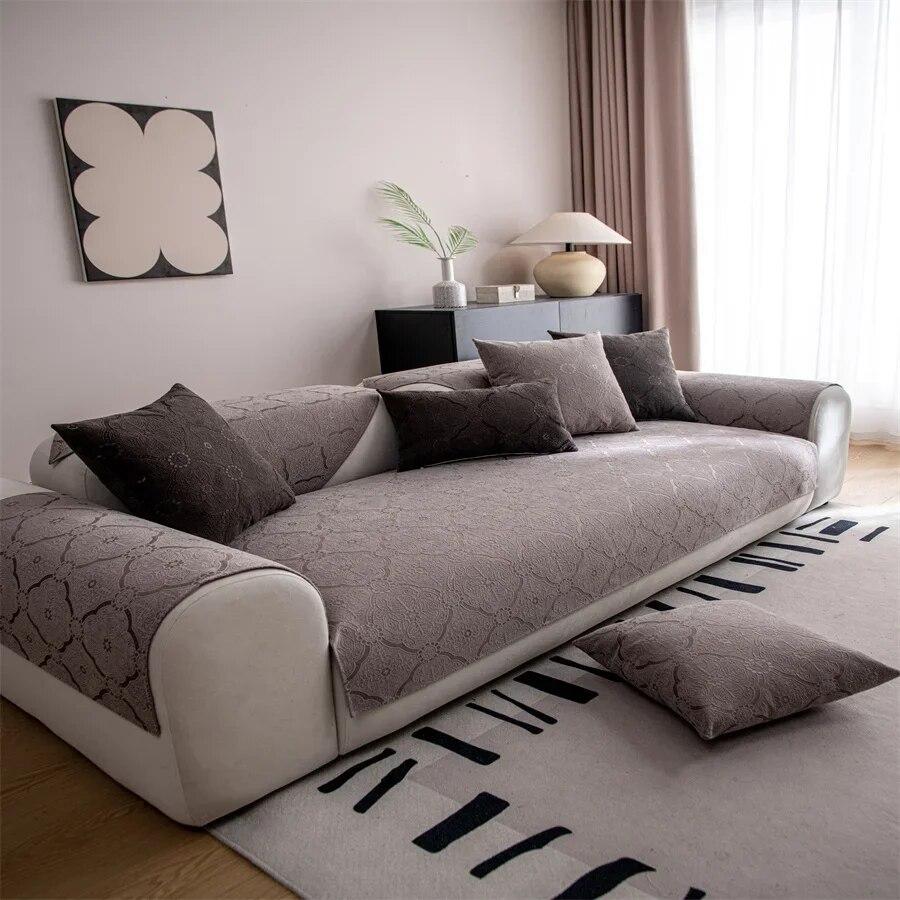 

Чехол на диван, простая современная подушка для дивана, ветряная мельница, четыре сезона, обычная противоскользящая подушка, тканевый чехол для дивана 70x70cm