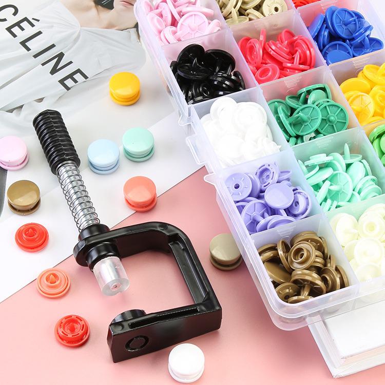 No-Sew Resin Snap Buttons for Baby Clothes