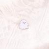 Cute Kawaii Ghost Brooch For Girls Stylish Minimalist Scarf Pin Metal Badge Accessory