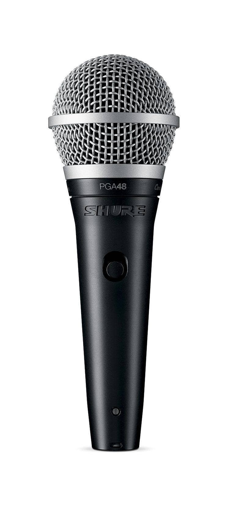 

Shure Dynamic Vocal Microphone PGA48-XLR with XLR and Phone Cables (Official Japanese Product)