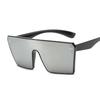 Vintage Luxury Brand Sunglasses Women Men Big Frame Square Punk Windproof UV400 Goggles Shades Rivets