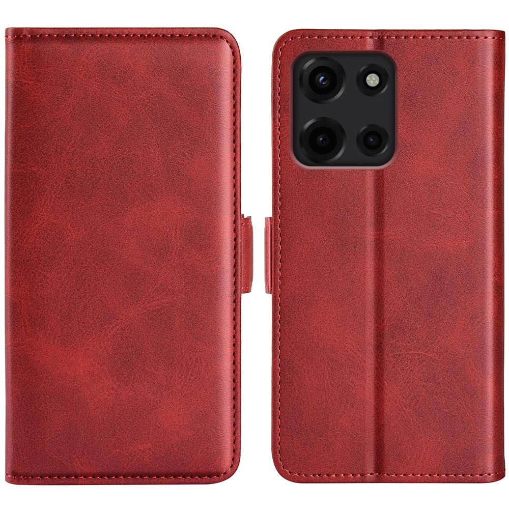 For Motorola Moto G 5G (2025) Stand Case Calf Texture Leather Wallet Phone Cover