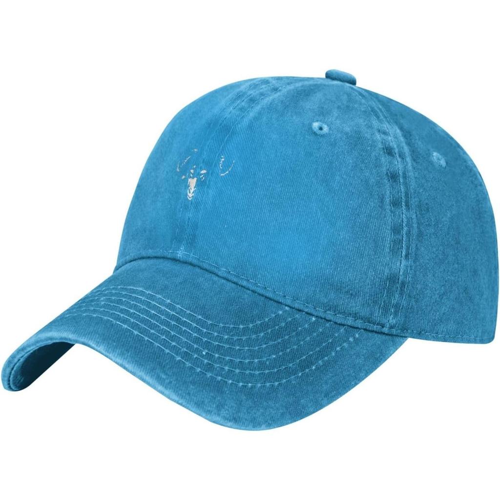 Satanisches Ziegen Baphomet Baseballkappe Gewaschene Baumwolle Dad Hat Lässig Gebogener Schirm Verstellbar Sonnenhut