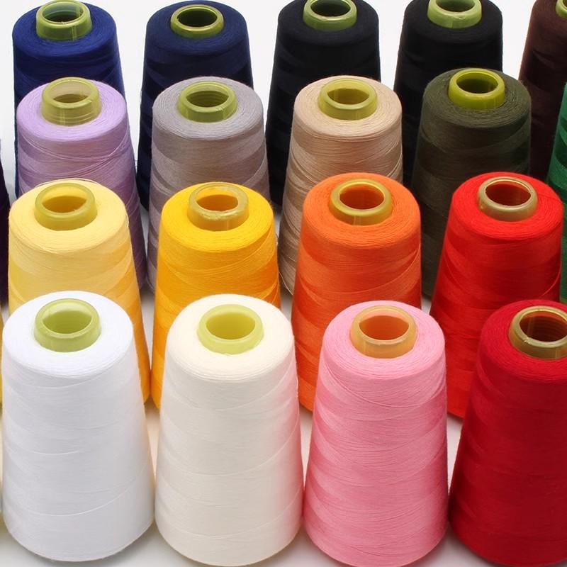 White 402 sewing thread large roll pagoda sewing machine thread can be hand-sewn polyester black thread at home
