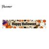 Festival Photo Booth Backdrop Halloween Fence Banner, 118 x 20 Inch Large Yard Sign Banner Flag, Scary Store Window Holiday Displays Party Hanging