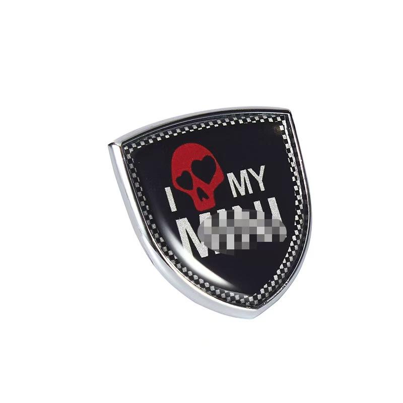 Car Decal Sticker Accessories Alloy Badge Paste Shield Styling Cover Universal F54 F55 F56 F60 R55 R56 R60