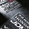 FOR HONDA MUGEN TYPE R VTEC Reflective motorcycle stickers, 3M safety warning at night in the dark scooter helmetsOW3 vhbm0