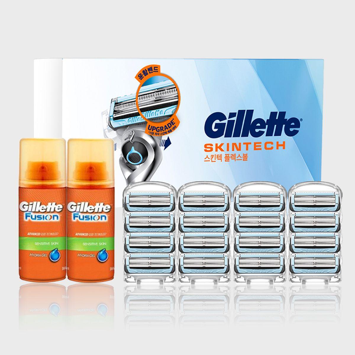Free SkinTech razor blades (16-pack) + 2 mini gels