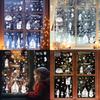 Reindeer Window Snowflake Sticker Static Pvc Glass Decals For Christmas Decor
