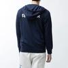 Reebok Logo Casual Hooded Zip Sports Jacket Men Jackets Navy-Blue GV5513
