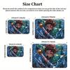 Anime Swordsman Area Rug, Water Theme Floor Mat, Decorative Carpet for Gaming Room Bedroom Living Room, Washable Home Decor Gift