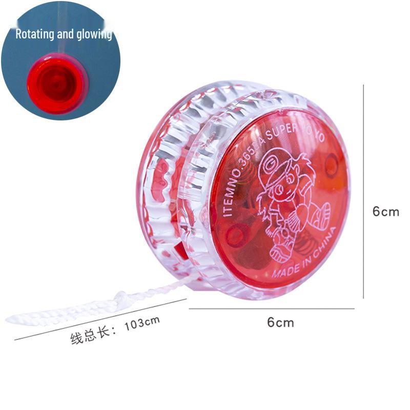 Leuchtender Schnur-Zieh-Yo-Yo: Lernspielzeug für Kinder