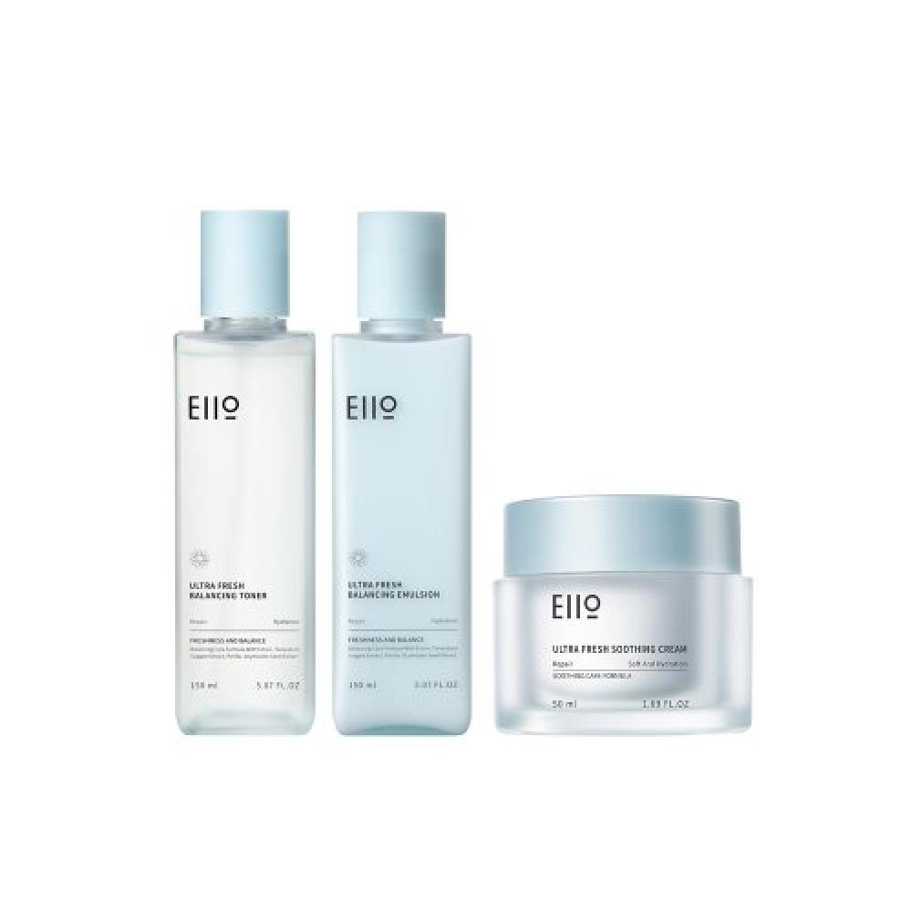 Eiio Ultra Fresh Skincare Set Of 3 Toner 150ml Emulsion 150ml Soothing Cream 50ml NONE